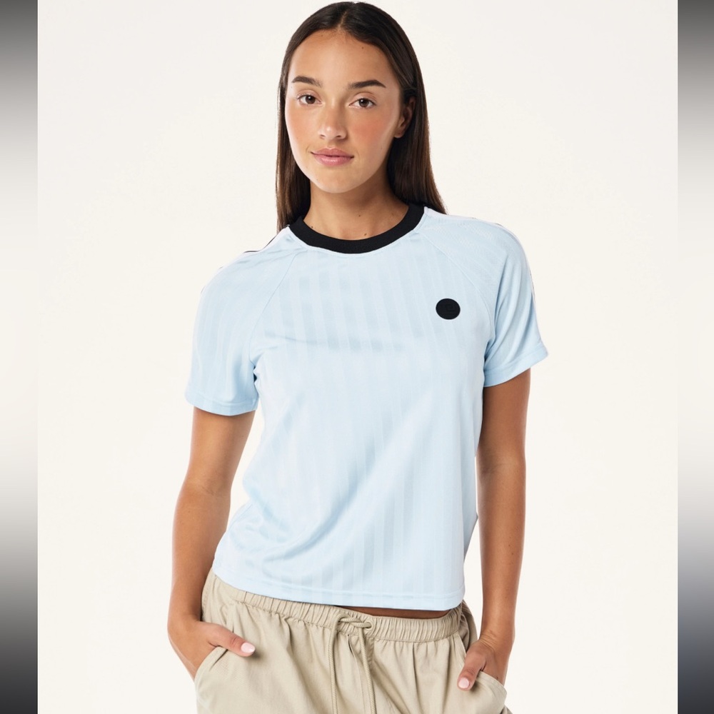 PE NATION AUGMENT Blue Stripe TEE M